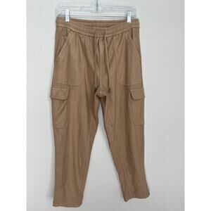 Athleta Farallon Cargo Crop Pants Women Size 4‎ Brown Stretch Utility